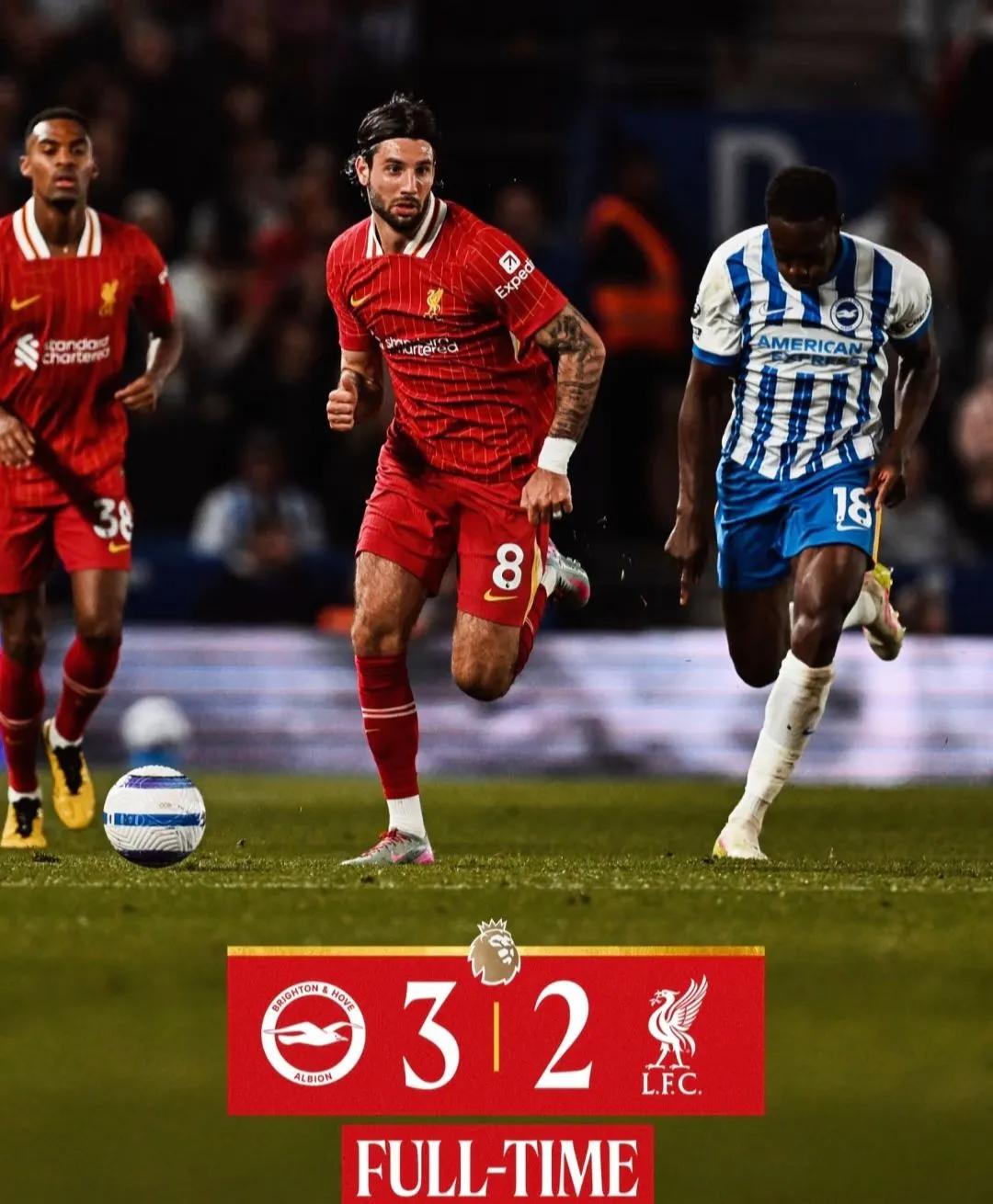 包含利物浦挑战布莱顿，双方实力对比的词条